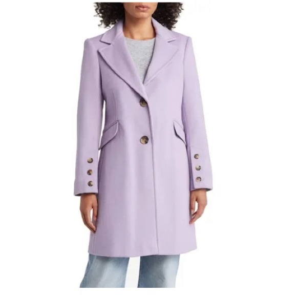 Sam Edelman Jackets & Blazers - SAM EDELMAN Wool Blend Notch Collar Coat